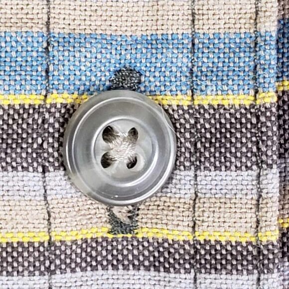 Mountain Hardware Shirt Mens Size XL Cotton Long Sleeve Button Up Hiking Plaid - Picture 9 of 12